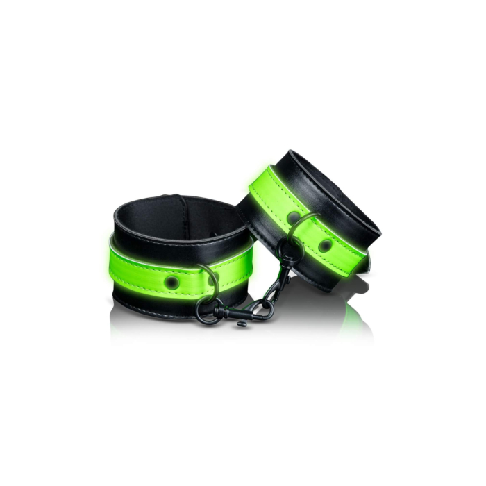 Ouch! Ankle cuffs Neon - Glow in the Dark
