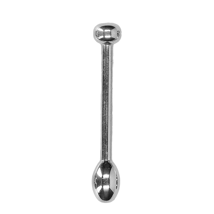 Ouch Urethral Sounding Thick Head- Metal Plug - 8mm