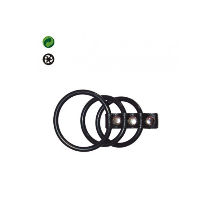Three Steel Cock Rings
