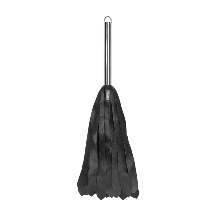 Metal Steel Handle 'D Calf Softy 36 Tails - Black