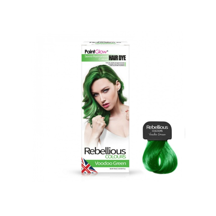  Semi-Permanent Hairdye, 70ml - Voodoo Green