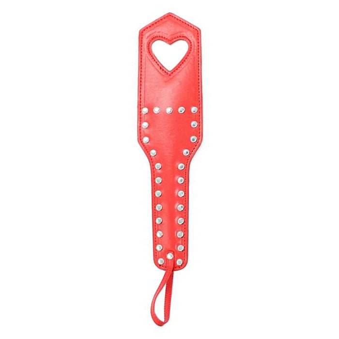 Σανίδα δερμάτινη -Heart Paddle (red)