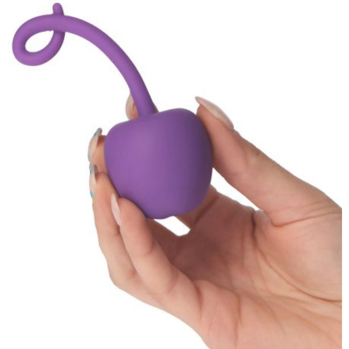 Κολπική Μπάλα Σιλικόνης My Secret Cherry Vaginal Ball (Μωβ) - Toyz4Lovers