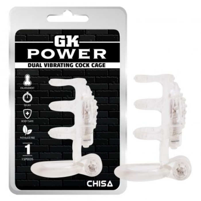 Penis cage Dual Vibrating