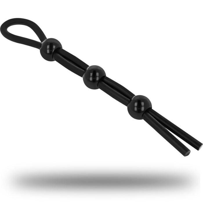 Black Adjustable Penis Ring L