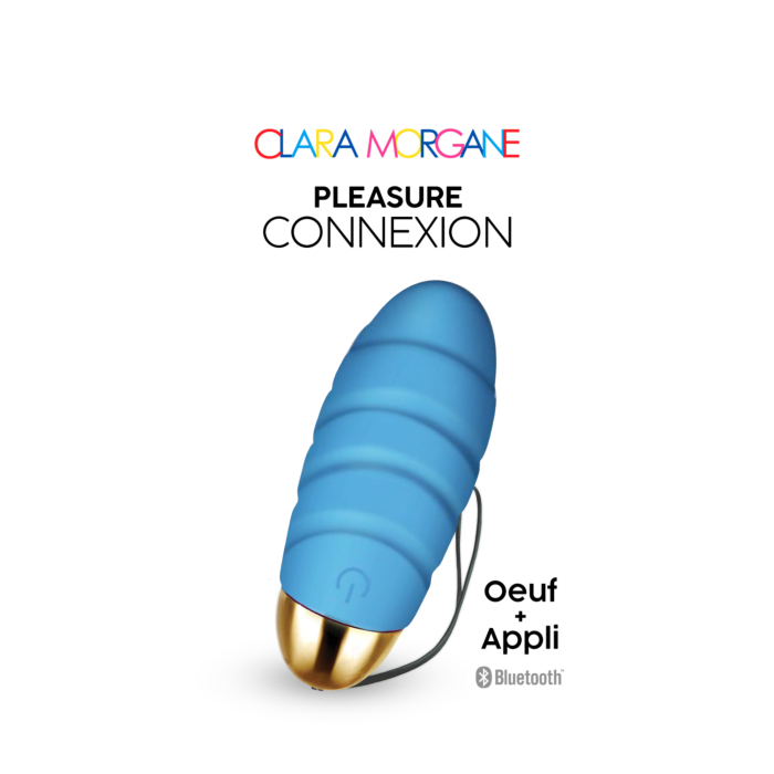 Επαναφορτιζόμενο Δονούμενο Κολπικό Αυγό Pleasure Connection με App Control (Μπλε) - Clara Morgane
