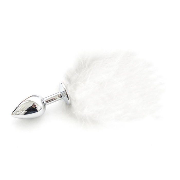 Pon Tail Anal Plug white