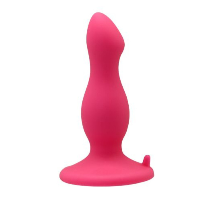 Πρωκτική Σφήνα Timeless Butt Plug με Βάση Βεντούζας (Ροζ) - Toyz4lovers