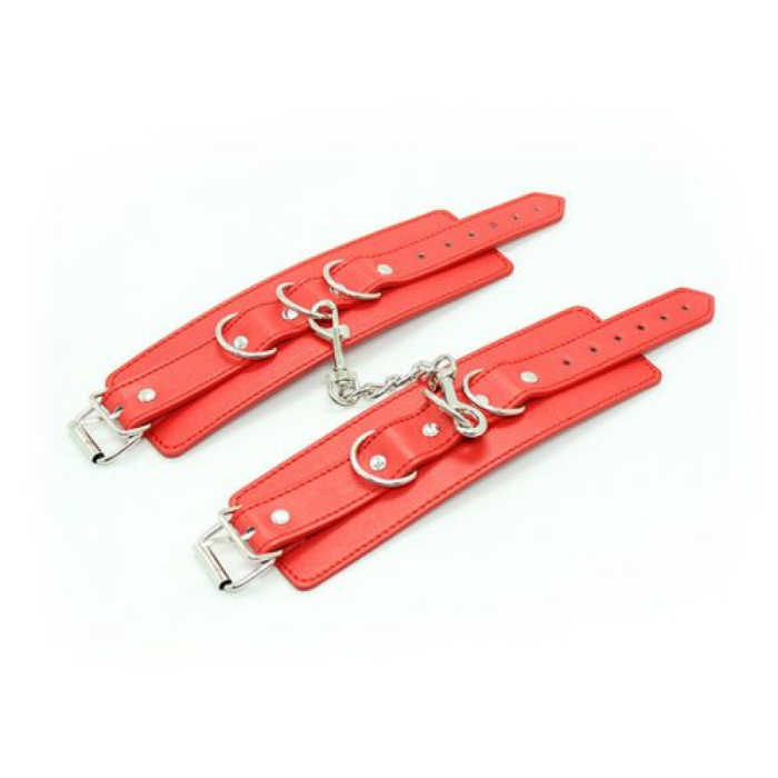 Χειροπέδες -Cuffs Belt (red)