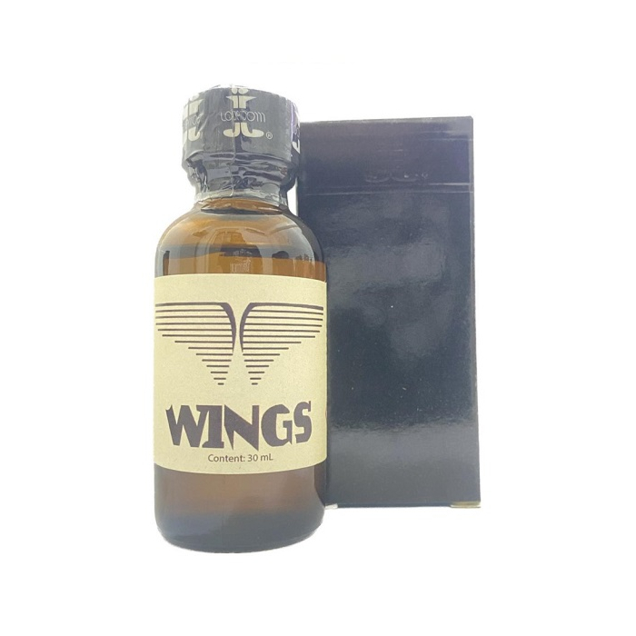 Leather Cleaner Poppers Wings Brown Bottle 30ml Butanol-Pentyl