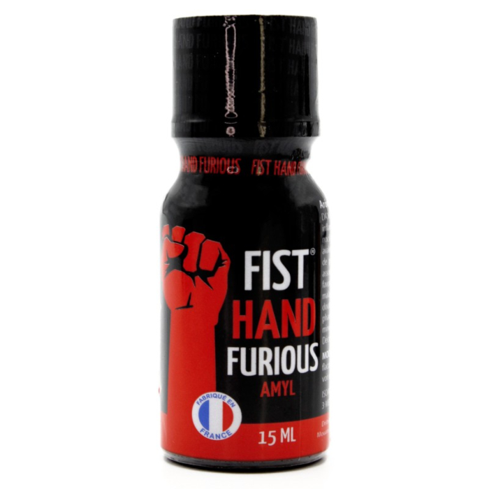 Leather Cleaner Poppers FIST HAND FURIOUS Amyl 15ml