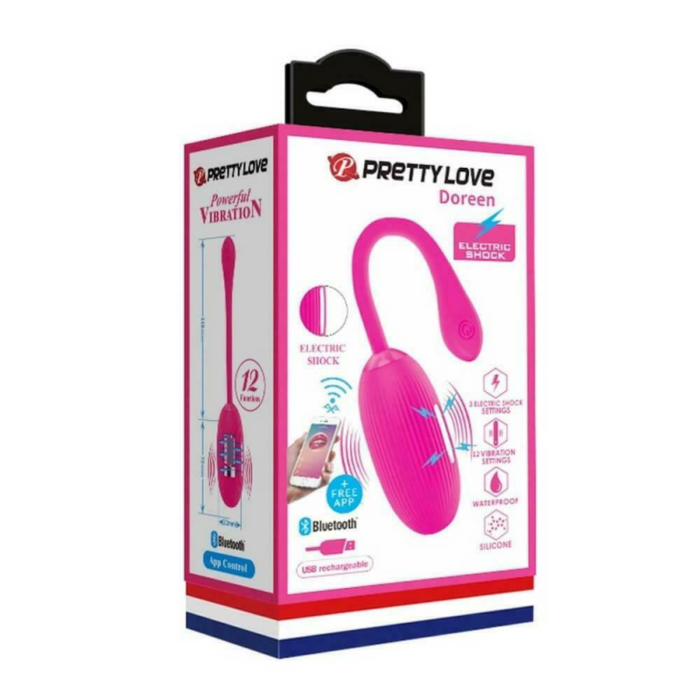 Pretty Love Doreen App control vibrating love egg Pink