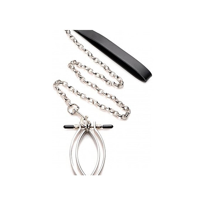 Σφιγκτήρας Αιδοίου Pussy Tugger με Λουρί (Pussy Clamp)