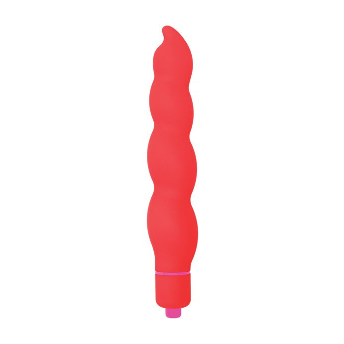 Κόκκινος Δονητής Rock Candy Swirl 15 εκ.