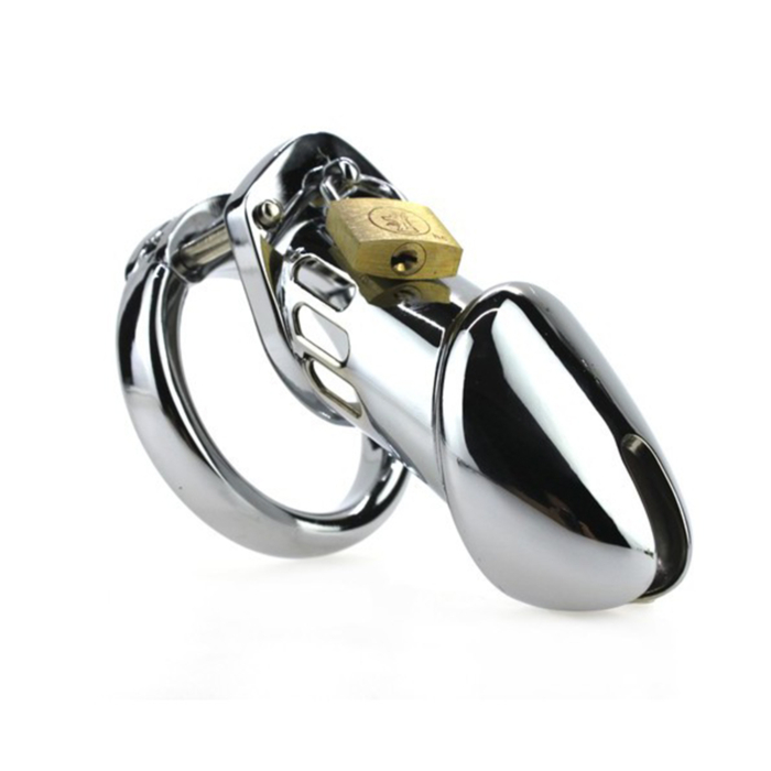 Κλουβί Πέους Steel Padlock Chastity Cage - 8cm x 50mm