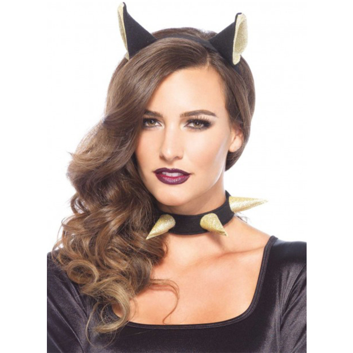 Αξεσουάρ αυτιά κακιάς γάτας Choker