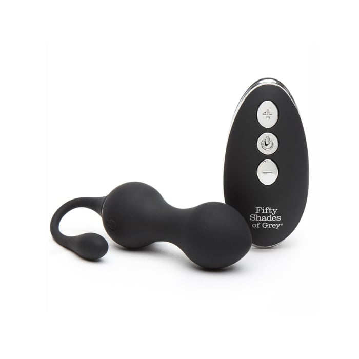 Αυγά με δόνηση-Fifty Shades of Grey - Relentless Vibrations Remote Control Kegel Balls
