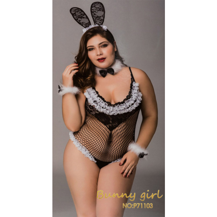 Plus Size Costume Bunny girl set