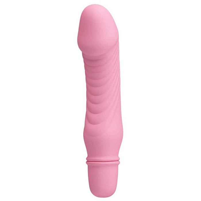 Κλασικός Δονητής Σιλικόνης Stev Vibrator με 10 Λειτουργίες (Ροζ) - Pretty Love 