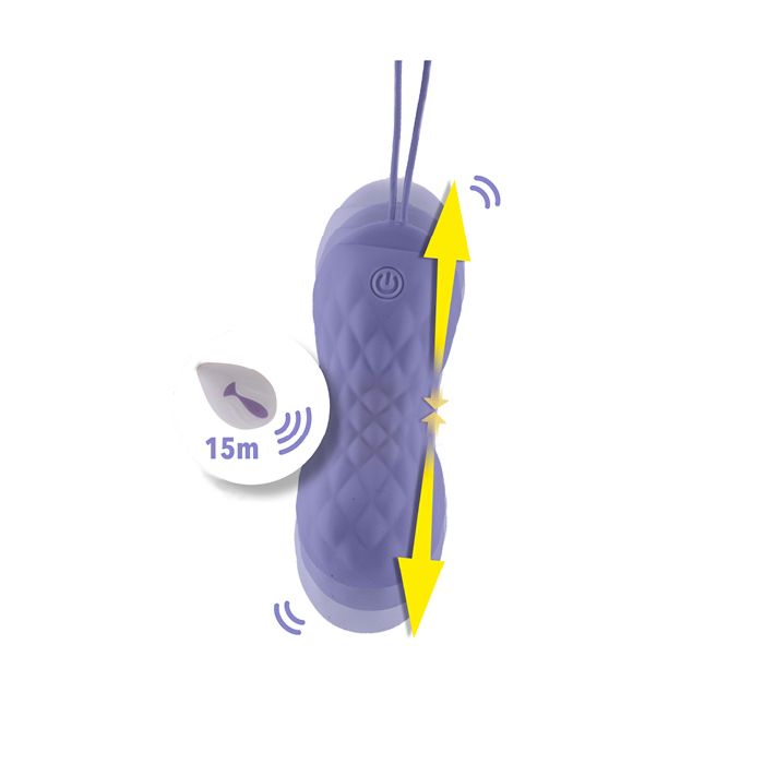 Δονητής εσώρουχου- FEELZTOYS-FeelzToys - Remote Controlled Motion Love Balls Jivy