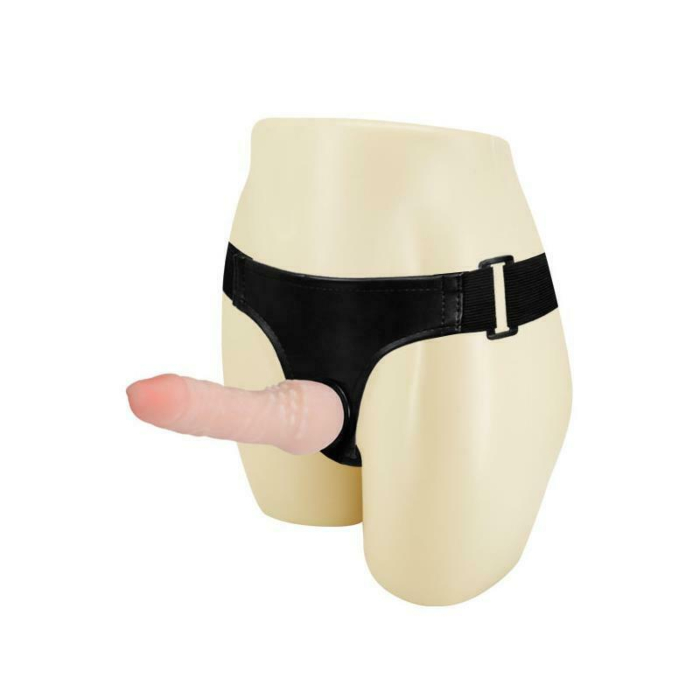 Στραπ-ον γυναικείο με ομοίωμα πέους - Ultra Cyberskin Strap-on Penis Flesh