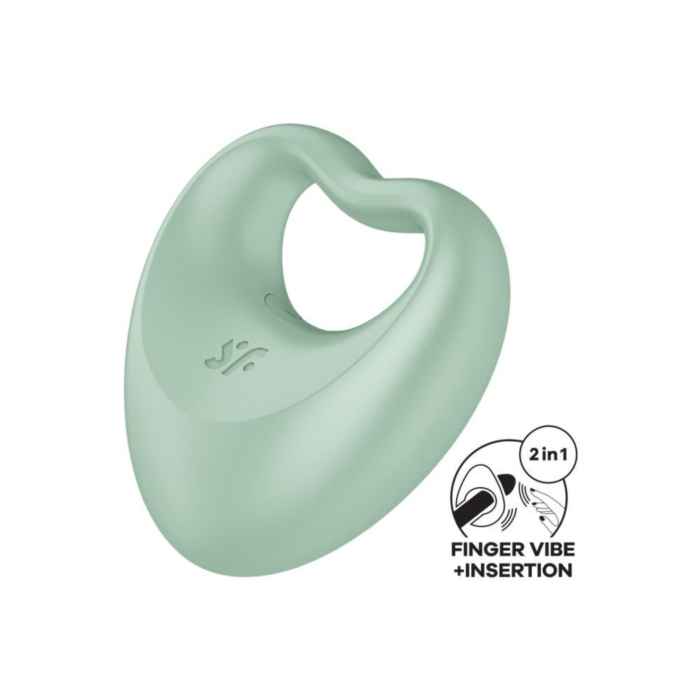 Satisfyer Perfect Pair 3 Vibrating Penis Ring Green