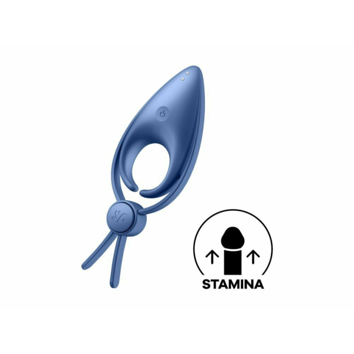 Satisfyer Sniper Blue Vabriting Phallic Ring 