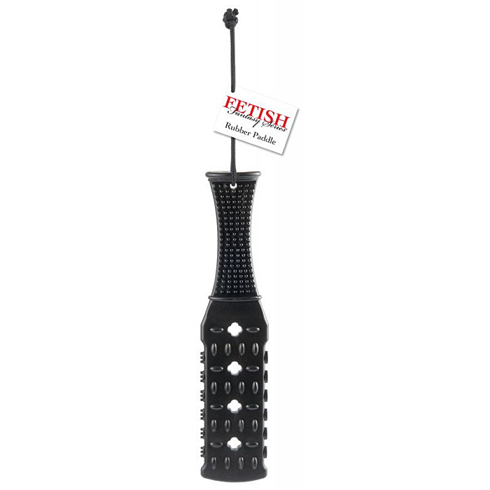 Pipedream Fetish Fantasy Μαύρο Rubber Paddle 10.5in
