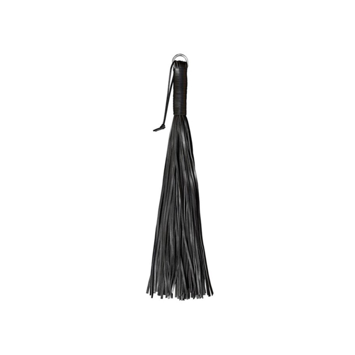 Leather Black Whip Soft - 24 Strings