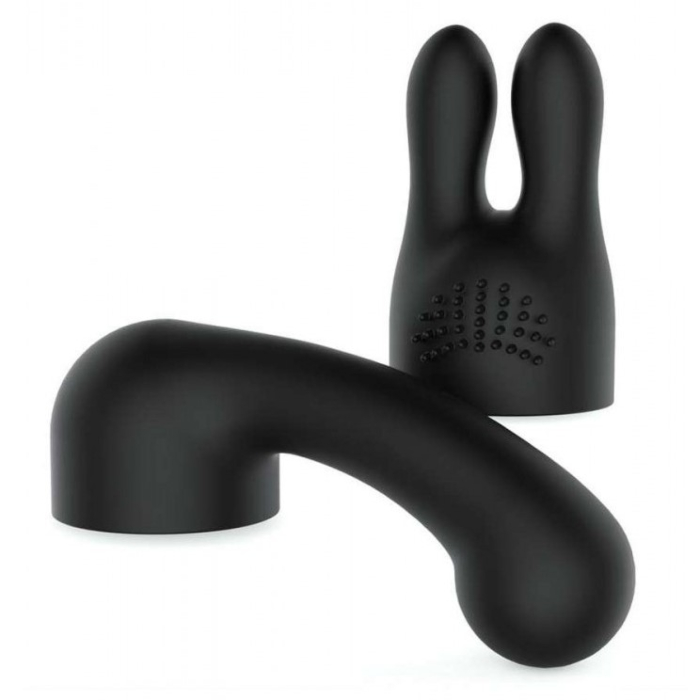 Προεκτάσεις Δονητή Bodywand Curve - Μαύρο