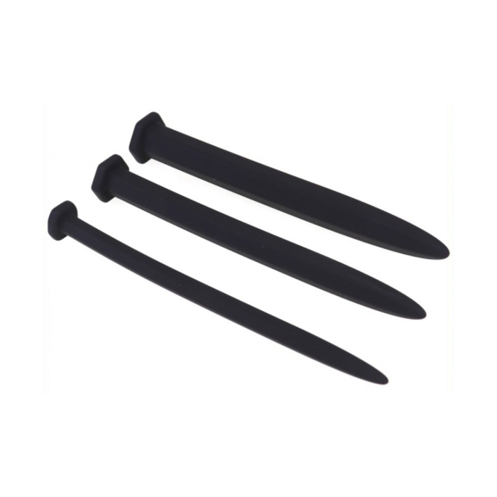 Set of 3 Hexagon silicone urethra sounds