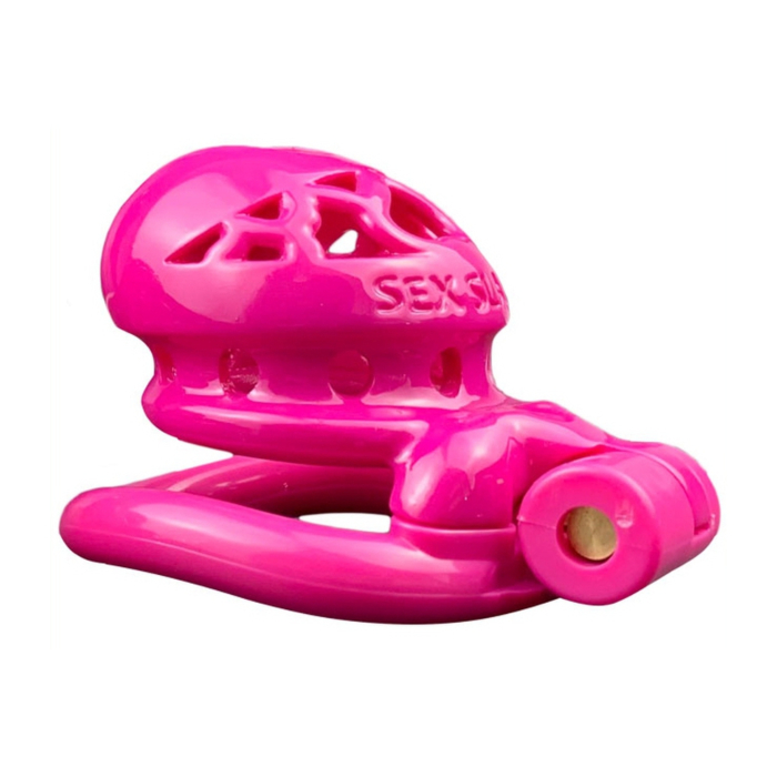Κλουβί Πέους Sex Slave S Chastity Cage 5x3.4 cm - Ροζ
