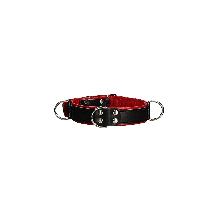 Κολάρο Deluxe Bondage Collar One Size (Κόκκινο) - Shots Media