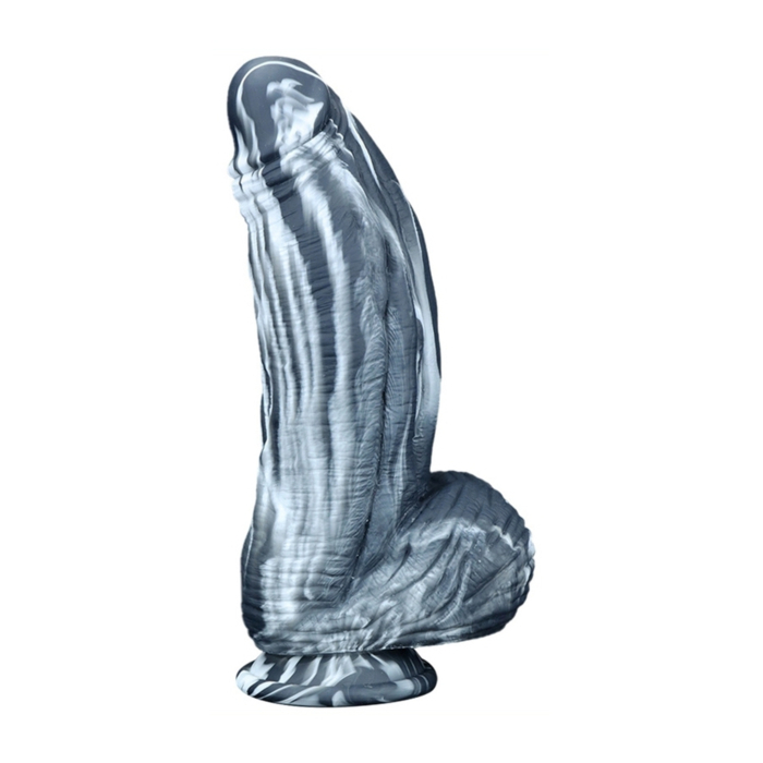 Μεγάλο Ομοίωμα Πέους Fat Dick 18 x 6.5 cm Black/White