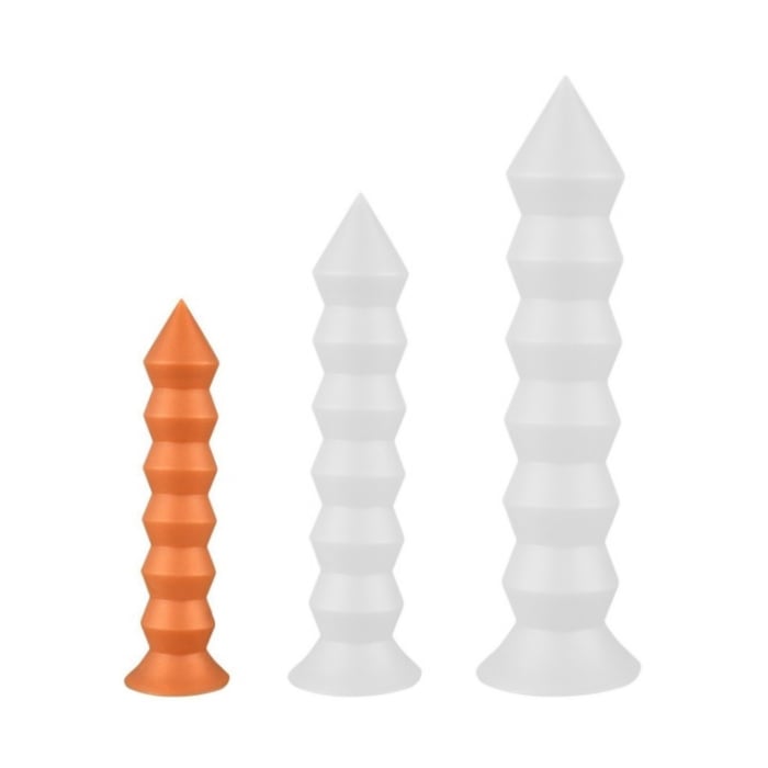 Silicone Anal Dildo Spring 25 cm - Small Πρωκτικό Ομοίωμα Πέους