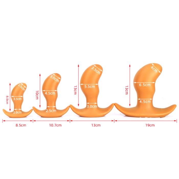 Silicone Prostate Stimulator Gold L