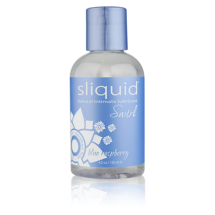 Sliquid Naturals Swirl Flavoured Lubricants - Blue Raspberry 125ml