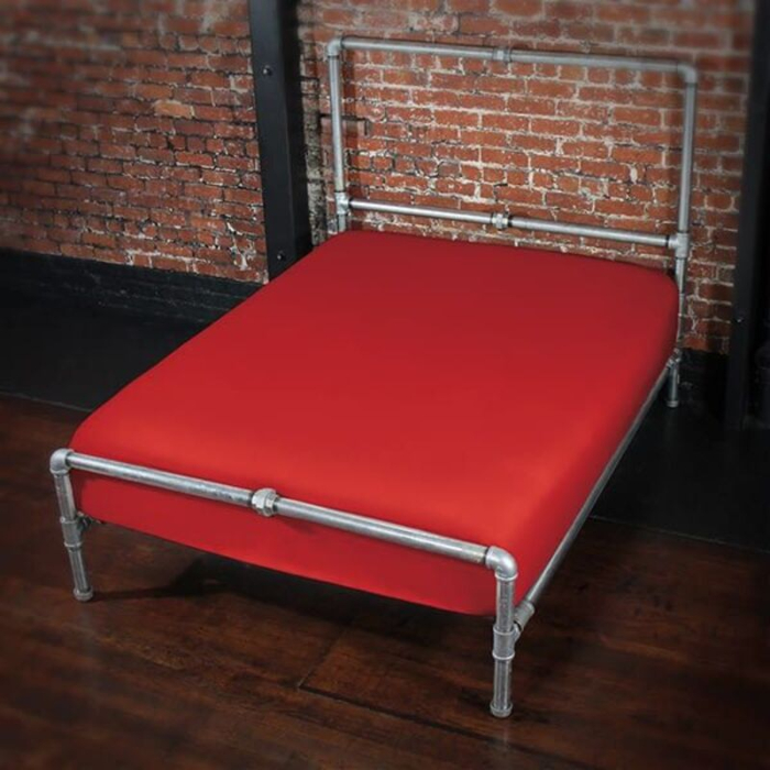 Rubber Sheets of San Francisco Play Sheet Fluid Proof 213 x 240 cm Red