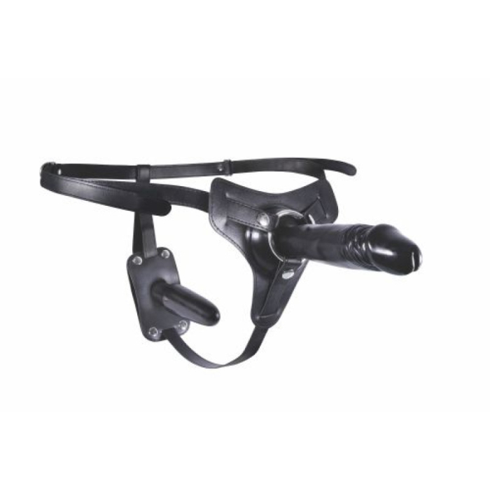 Strap On X Joyride Dildo με Πρωκτική Σφήνα Μαύρο