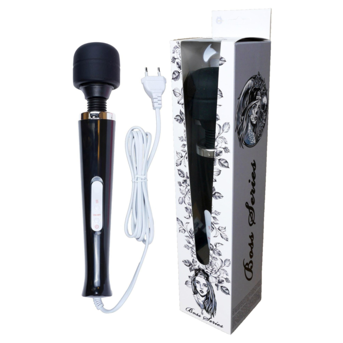 Stimulator-Magic Massager Wand Cable Black 10 Function
