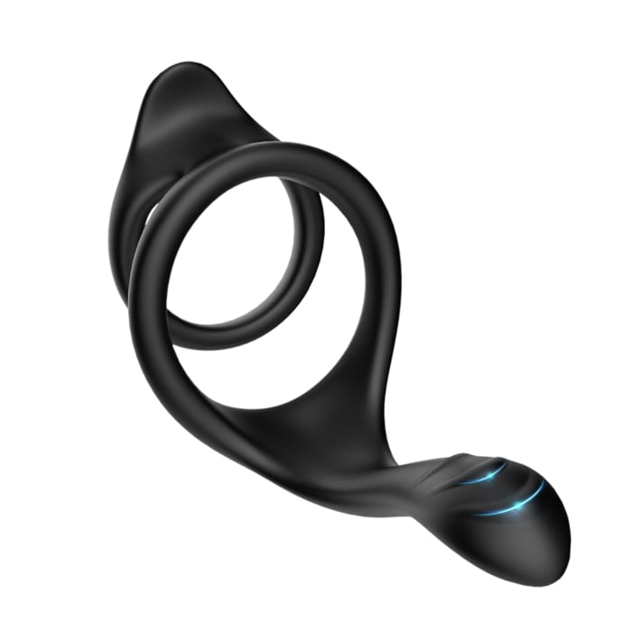 Double stretchable rings Tail black
