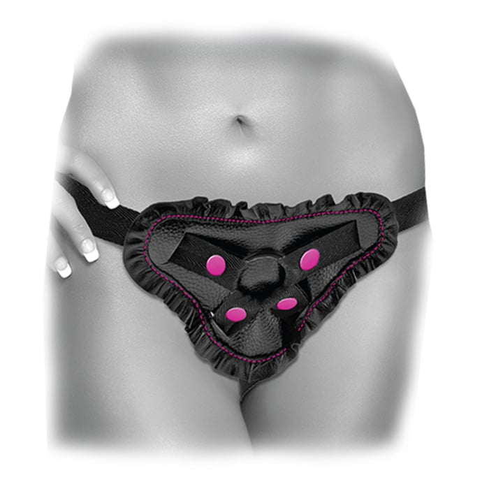 Pipedream Dillio Fancy Fit Harness Pink