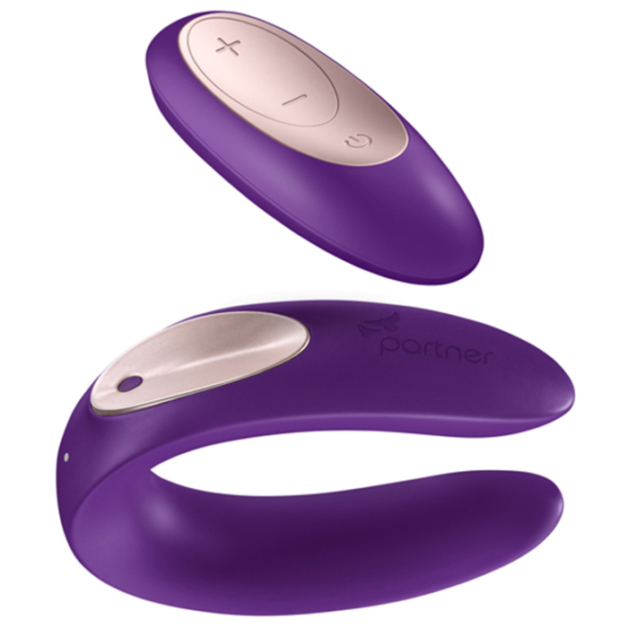 Ασύρματος Δονητής Για Ζευγάρια Satisfyer Partner Plus με τηλεχειριστήριο