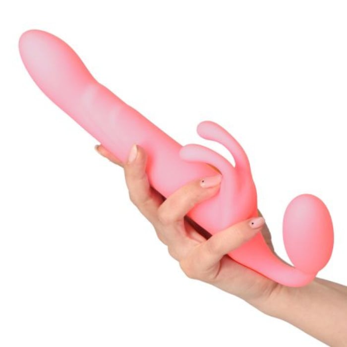 Επαναφορτιζόμενος Δονητής Κουνελάκι Third Joy Rabbit Vibrator (Ροζ) - Toyz4lovers