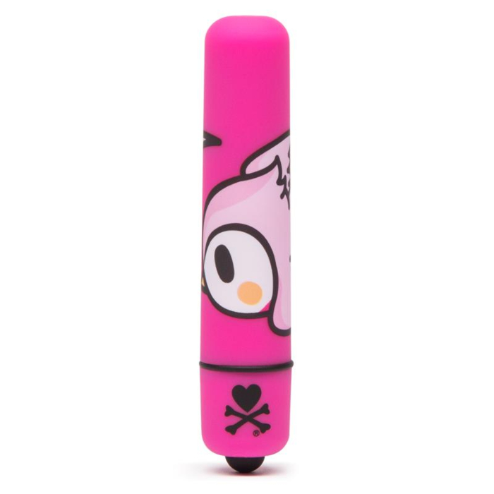 TOKIDOKI SINGLE SPEED MINI BULLET VIBRATOR PINK HEARD BIRD