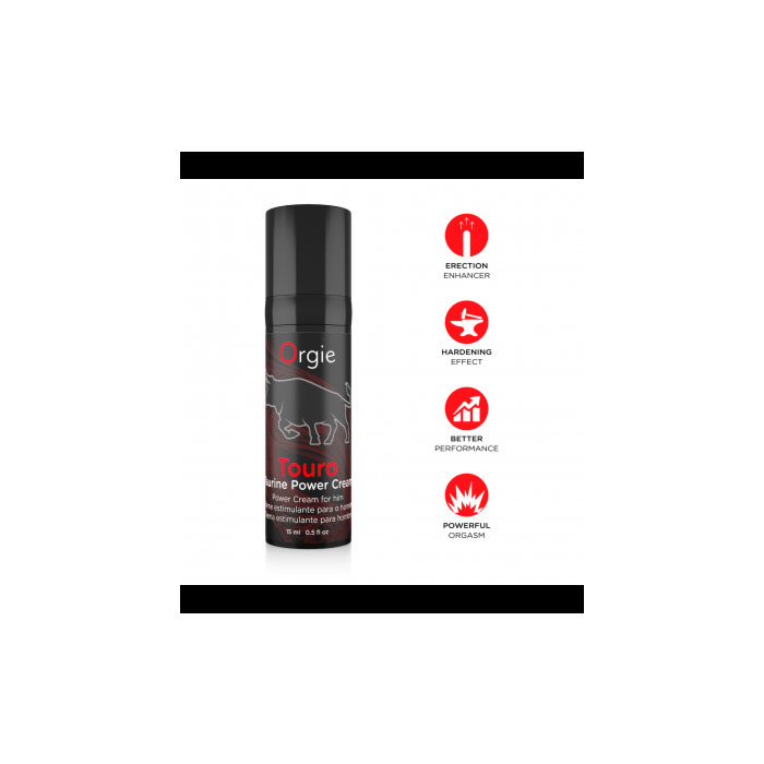 Διεγερτική Δυνατή Κρέμα Πέους- Οrgie Touro Cream 15 ml