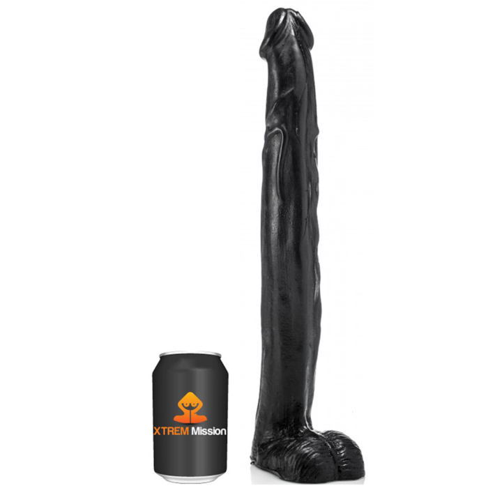 XXL Πρωκτικό Dildo Chris 48 x 5.5 cm (Μαύρο) - HardToys