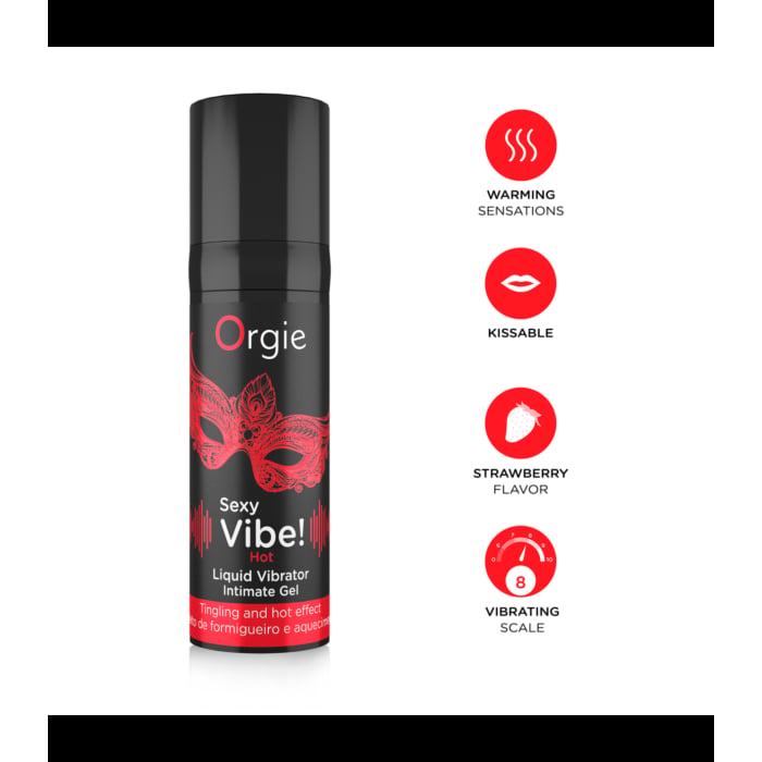 Orgie Sexy Vibe! Hot Διεγερτικό τζέλ για ζευγάρια 15ml