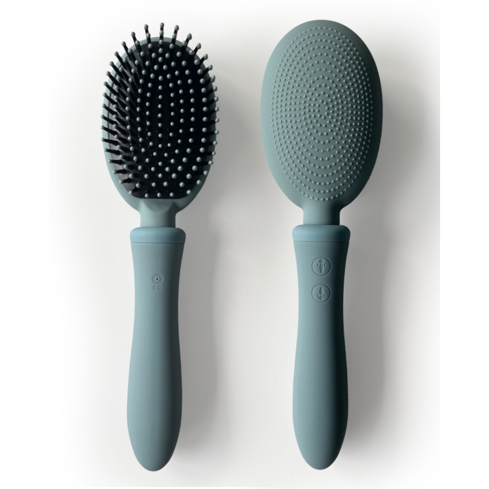 Vibrating Hairbrush Vibraliss Grey Blue