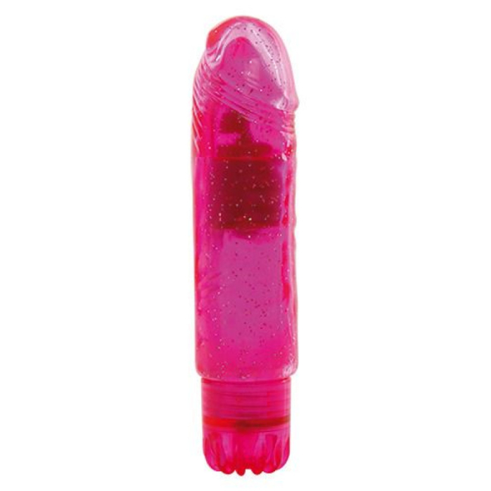 Vibrator jammy jelly gleamy glitter pink